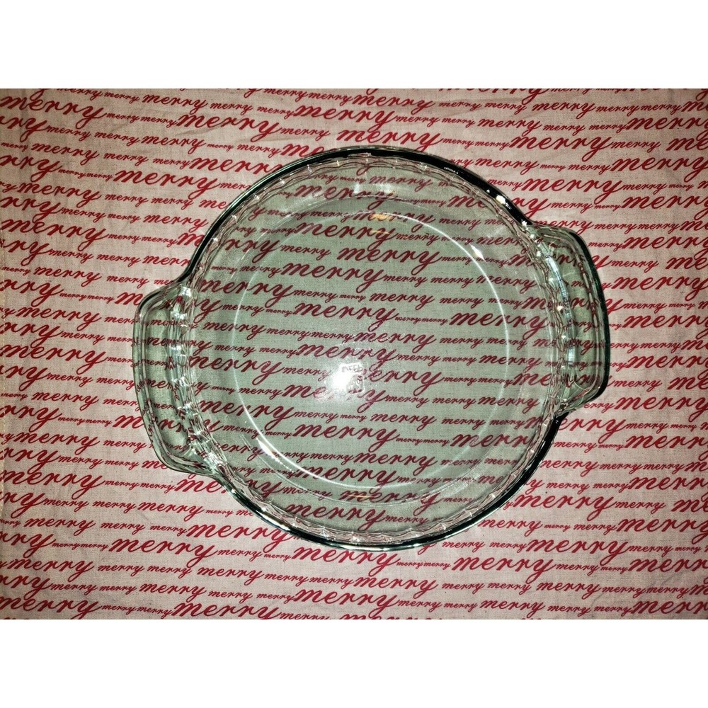 Anchor Ovenware Deep Pie Plate 9" Inch 1 Quart Qt. Microwave Safe USA Baking